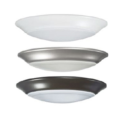 Decorative, Indoor, White, wht, wh, brushed nickel, bn, nickel, frosted, disc, mct, LL62-1664-7-WH-MCT, LL62-1665-7-BN-MCT, LL62-1664, LL62-1665,90CRI,90 CRI,LL62-1666, ORB and Oil Rubbed Bronze,Lightfair2023,BestSellers2023